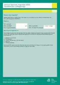 AUTISME SPECTRUM VRAGENLIJST (ASV ) - SCOREFORMULIEREN