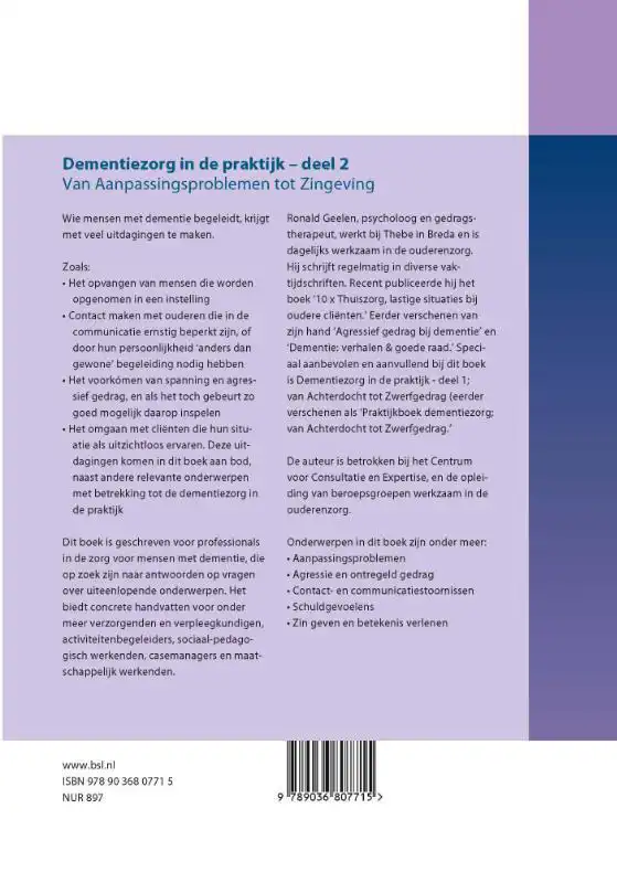 DEMENTIEZORG IN DE PRAKTIJK