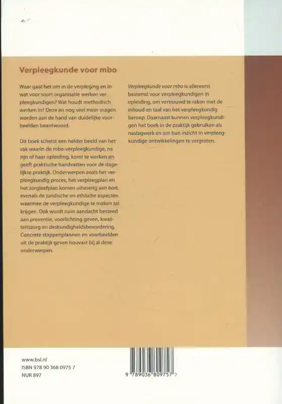 VERPLEEGKUNDE VOOR MBO