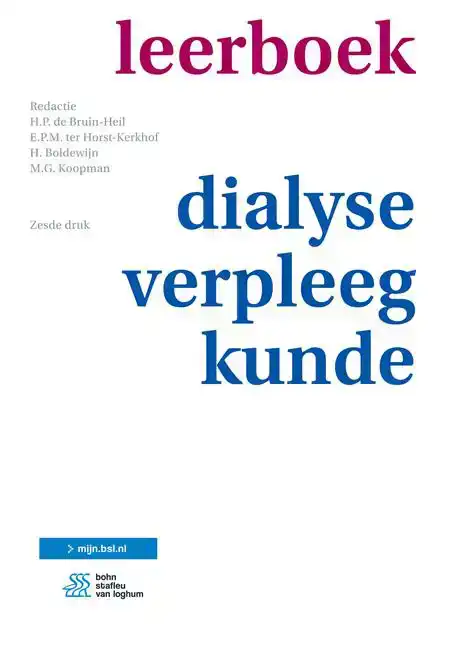 LEERBOEK DIALYSEVERPLEEGKUNDE