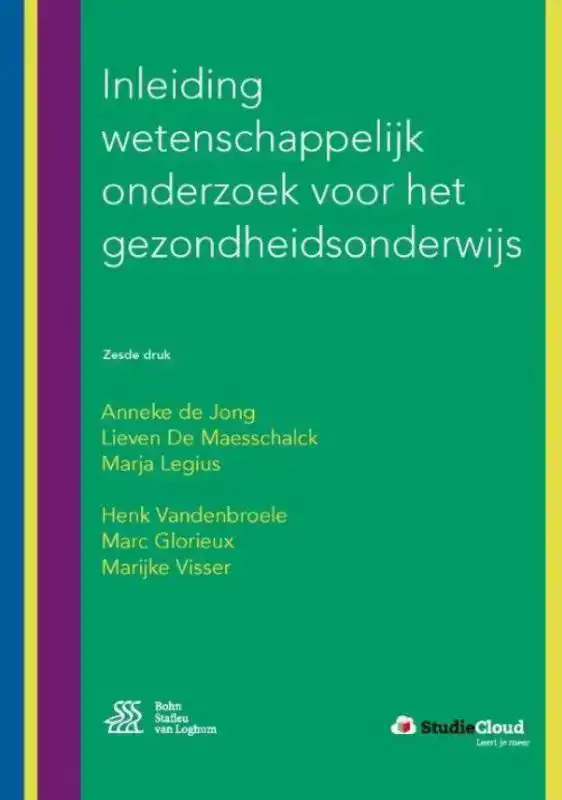 INLEIDING WETENSCHAPPELIJK ONDERZOEK VOOR HET GEZONDHEIDSOND
