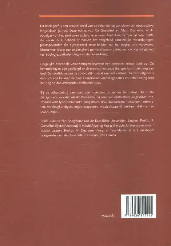 REVALIDATIE BIJ CHRONISCH OBSTRUCTIEVE LONGZIEKTEN