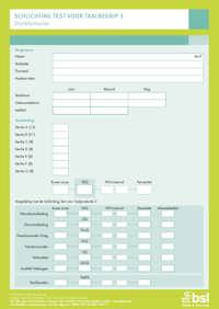 SCHLICHTING TEST VOOR TAALBEGRIP 3 - SCOREFORMULIEREN