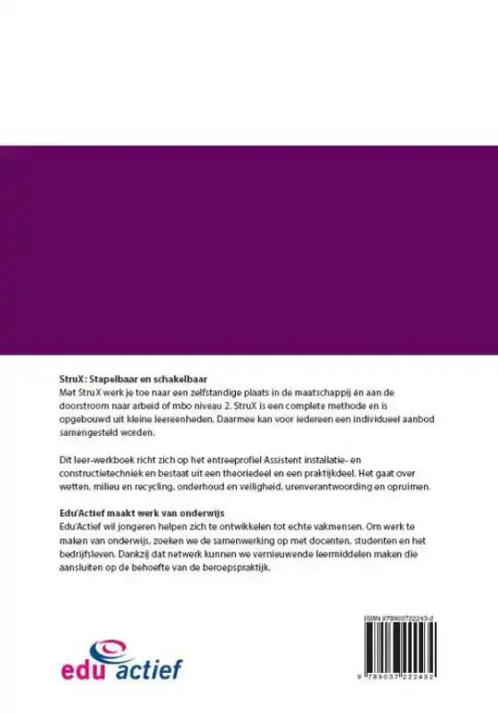ASSISTENT INSTALLATIE- EN CONSTRUCTIETECHNIEK