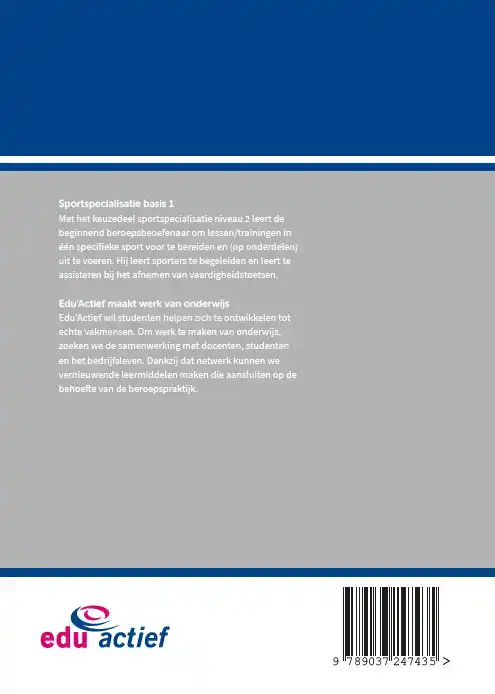 SPORTSPECIALISATIE