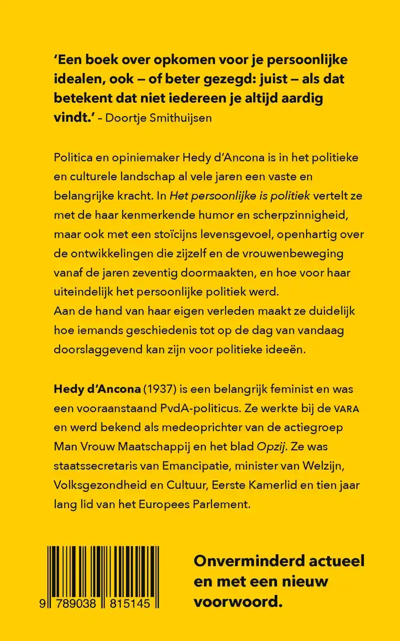 HET PERSOONLIJKE IS POLITIEK