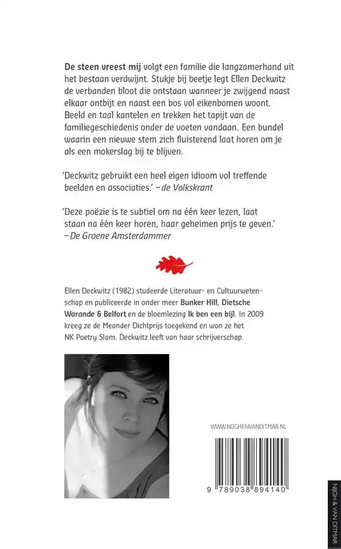 DE STEEN VREEST MIJ