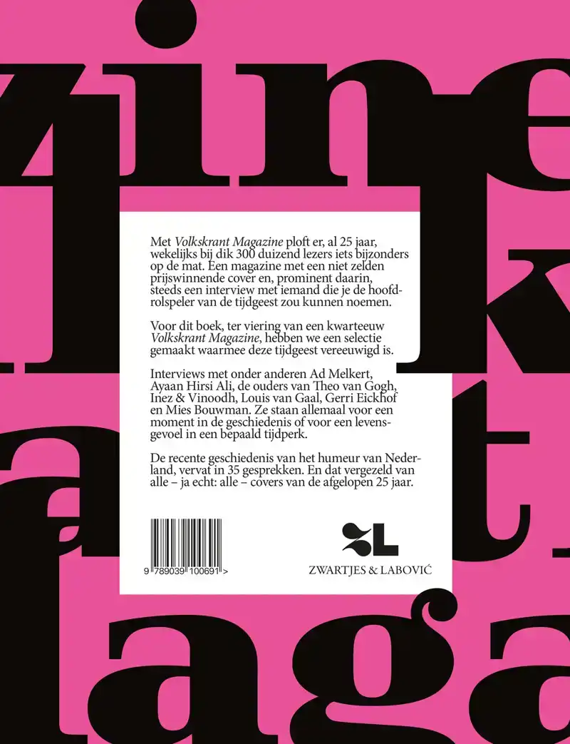 VOLKSKRANT MAGAZINE - HET BOEK