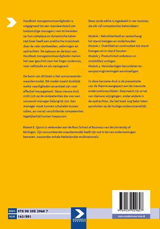 HANDBOEK MANAGEMENTVAARDIGHEDEN