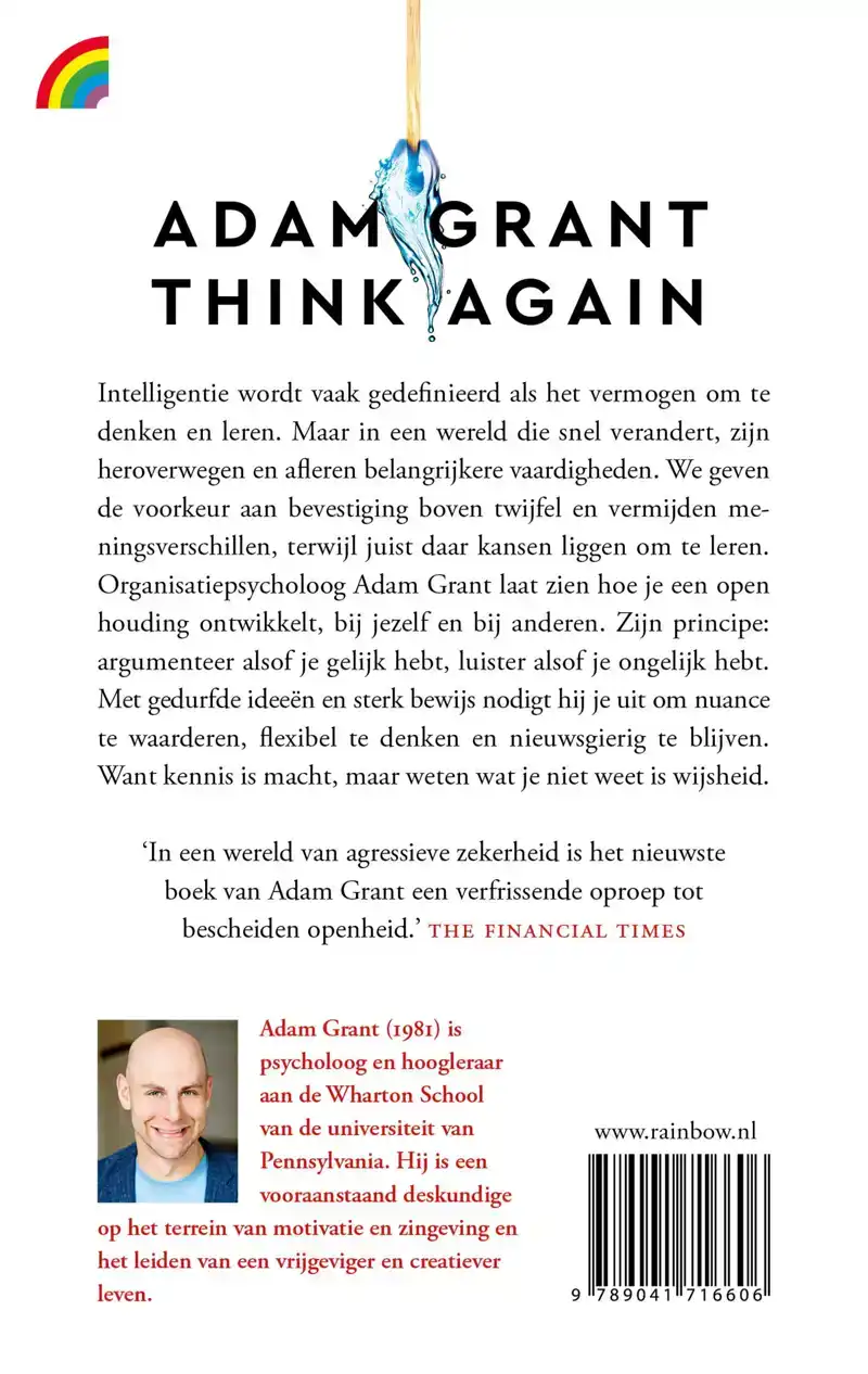 THINK AGAIN: DE KRACHT VAN WETEN WAT JE NIET WEET