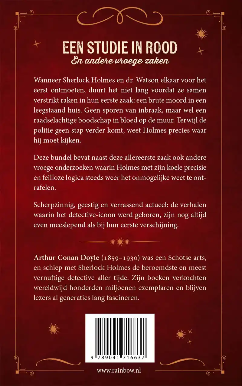 EEN STUDIE IN ROOD & ANDERE VROEGE ZAKEN