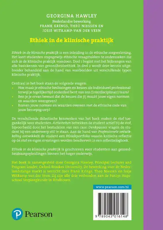 ETHIEK IN DE KLINISCHE PRAKTIJK