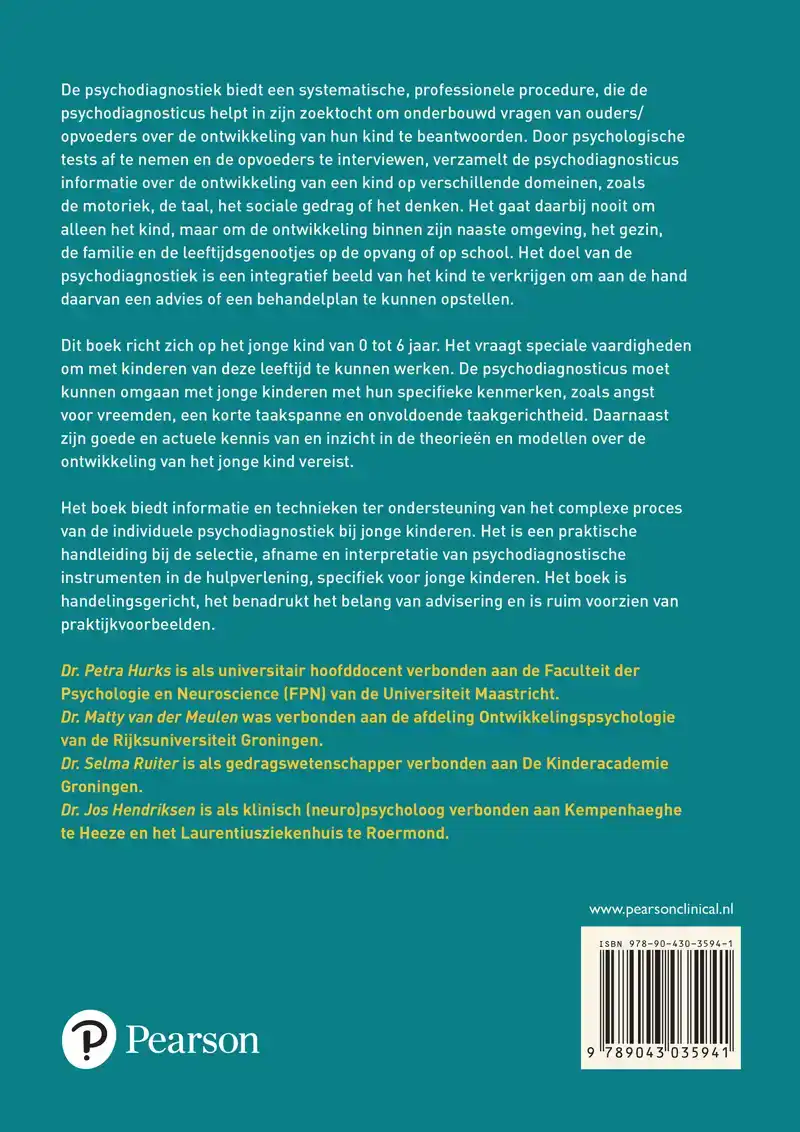 PSYCHODIAGNOSTIEK VAN NUL TOT ZES JAAR