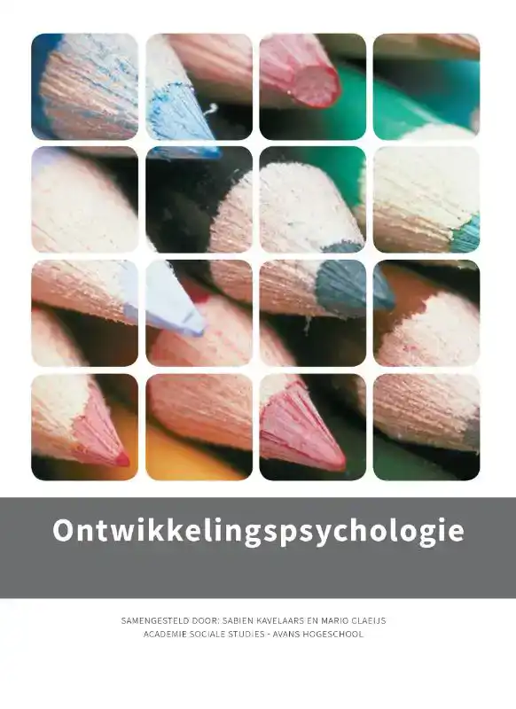 ONTWIKKELINGSPSYCHOLOGIE, CUSTOM EDITIE AVANS DEN BOSCH