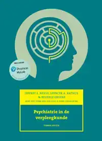 PSYCHIATRIE IN DE VERPLEEGKUNDE