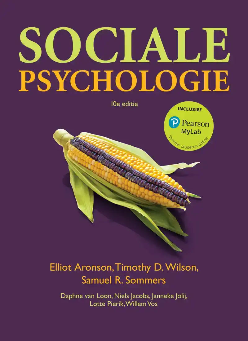 SOCIALE PSYCHOLOGIE, 10E EDITIE MET MYLAB NL TOEGANGSCODE
