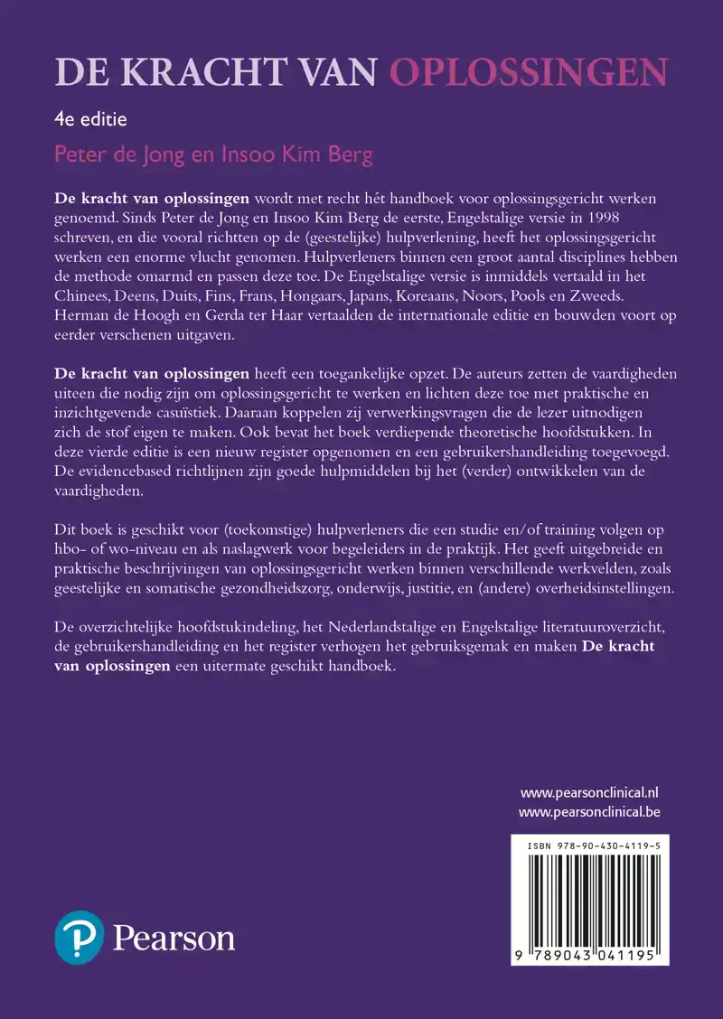 DE KRACHT VAN OPLOSSINGEN