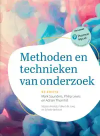 METHODEN EN TECHNIEKEN VAN ONDERZOEK, 9E EDITIE MET MYLAB NL