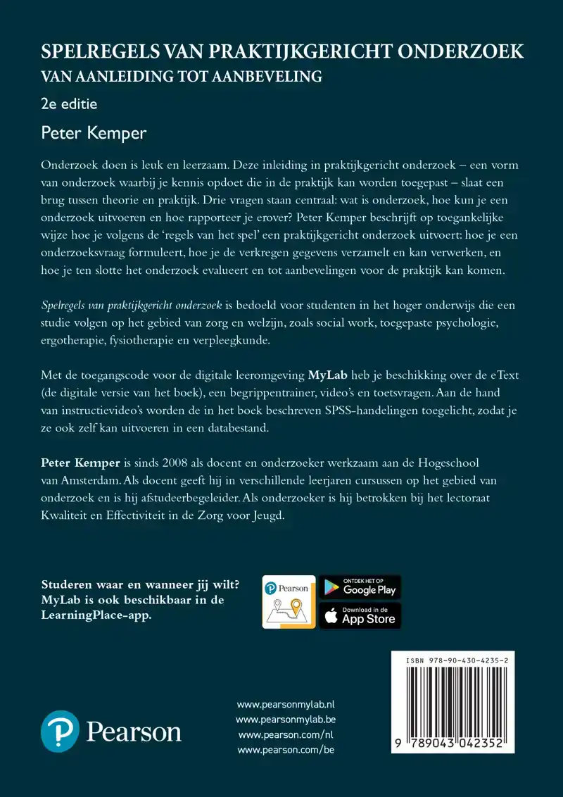 SPELREGELS VAN PRAKTIJKGERICHT ONDERZOEK
