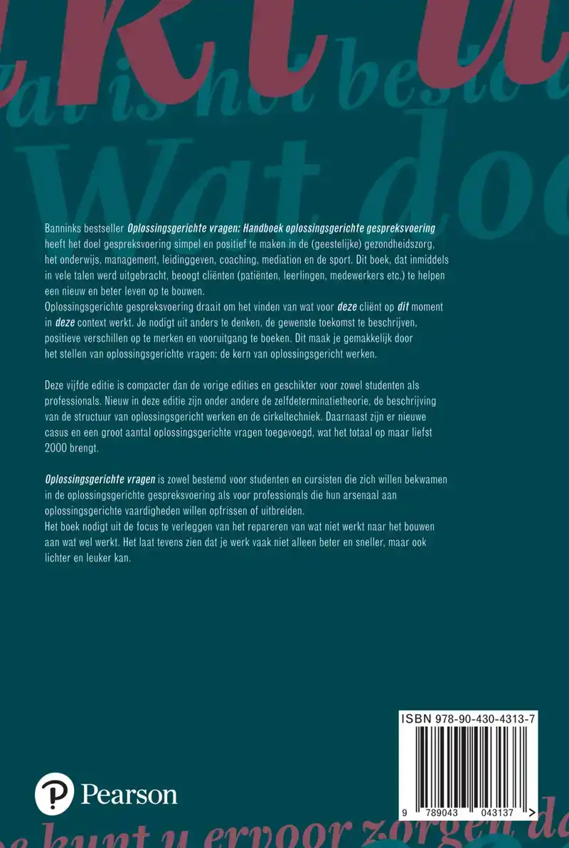 OPLOSSINGSGERICHTE VRAGEN