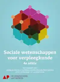 SOCIALE WETENSCHAPPEN VOOR VERPLEEGKUNDE
