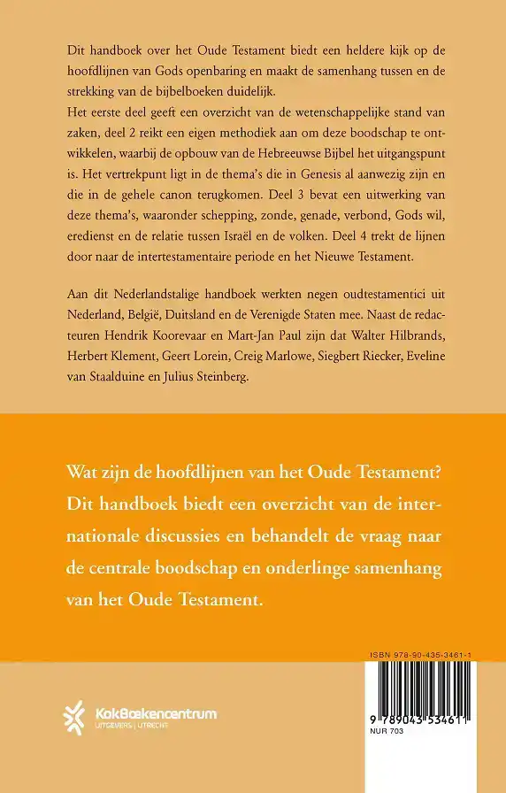 THEOLOGIE VAN HET OUDE TESTAMENT