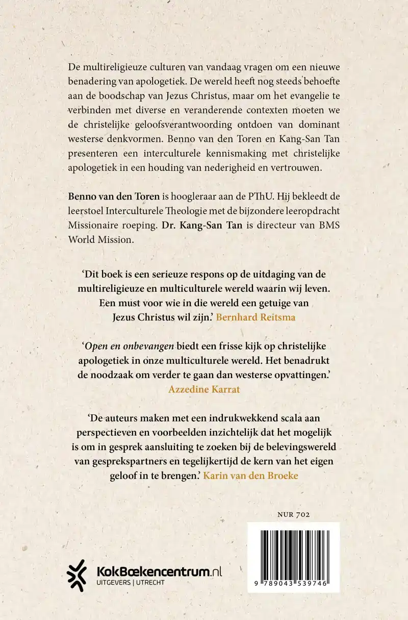OPEN EN ONBEVANGEN