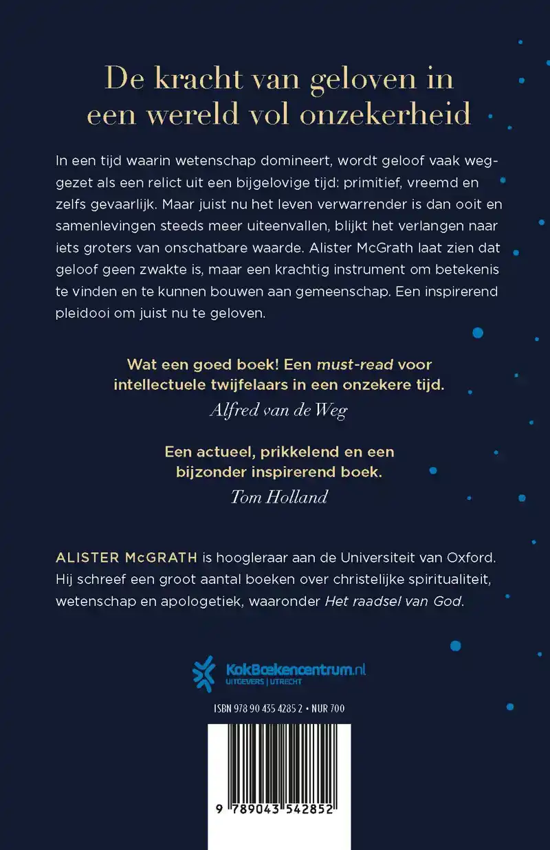 WAAROM NU NOG GELOVEN?