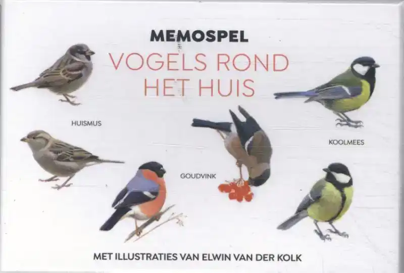 VOGELS ROND HET HUIS MEMOSPEL