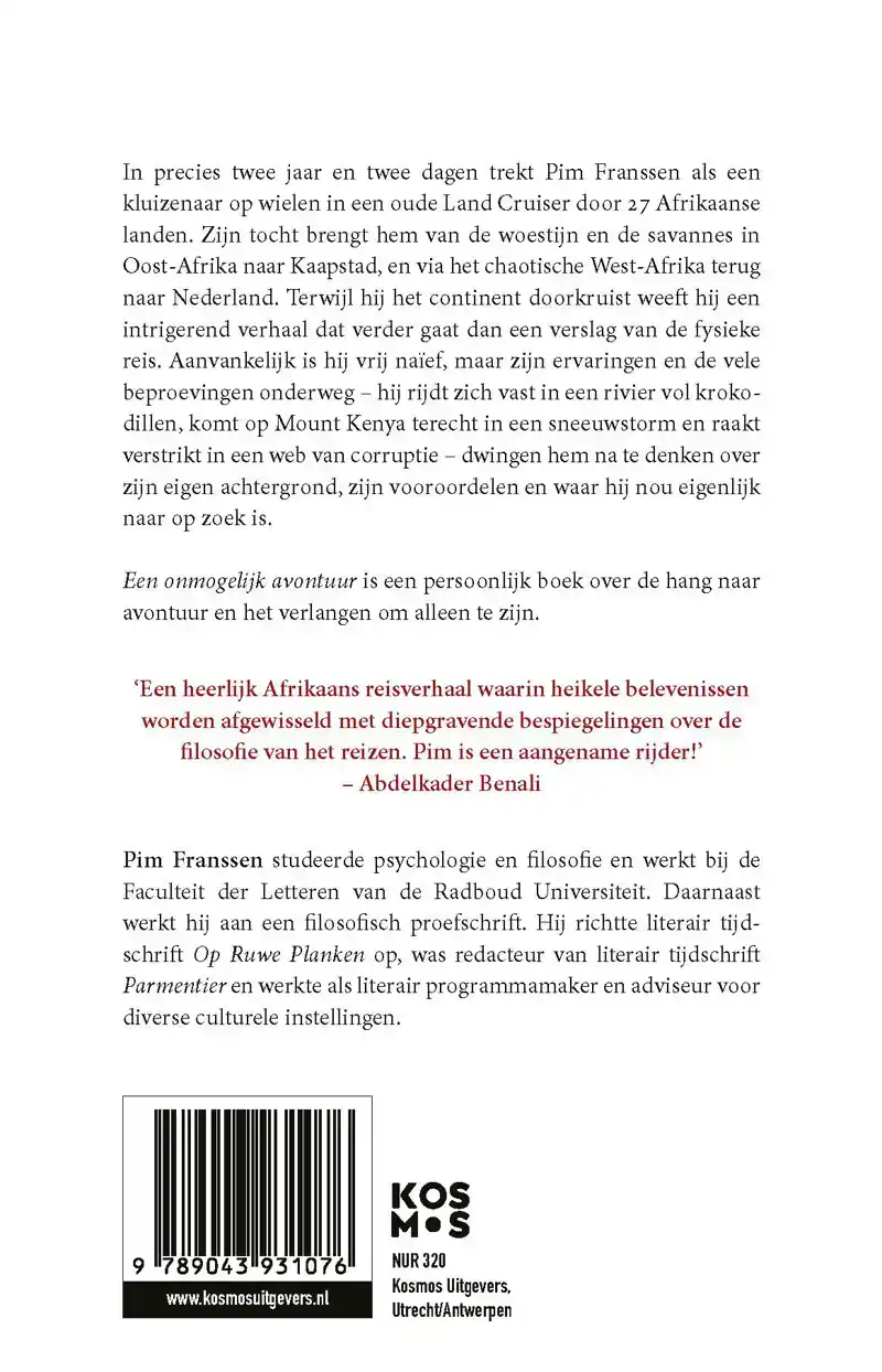 EEN ONMOGELIJK AVONTUUR