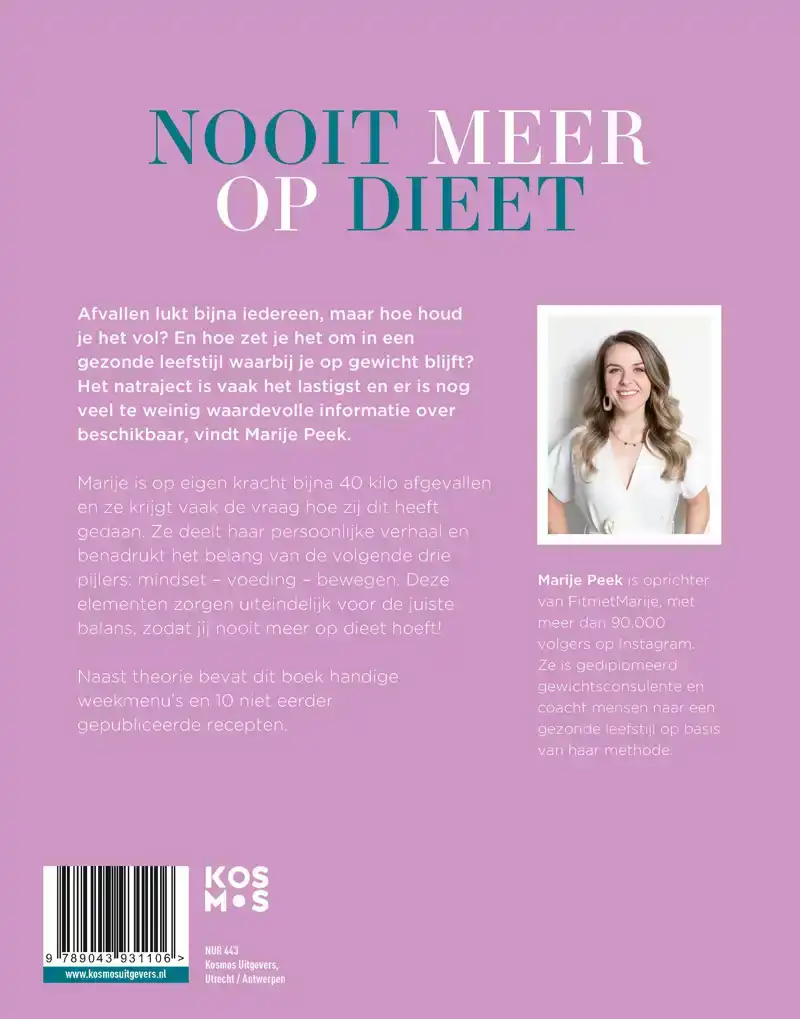 NOOIT MEER OP DIEET
