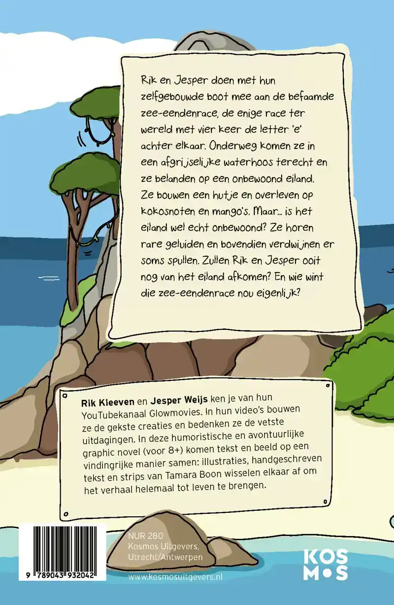RIK EN JESPER OVERLEVEN OP EEN ONBEWOOND EILAND