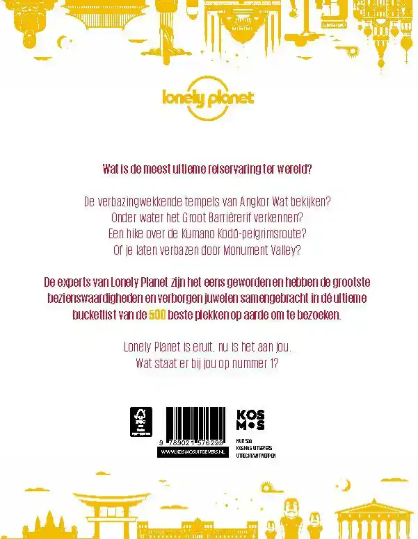 LONELY PLANET ULTIEME BESTEMMINGEN