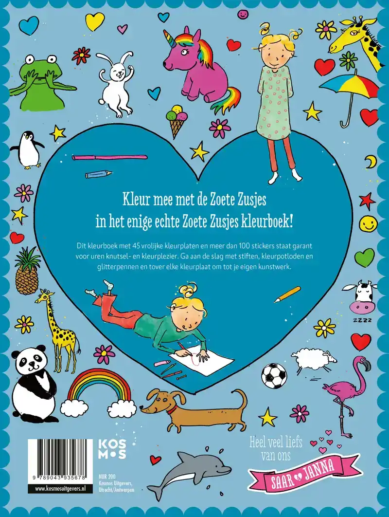 DE ZOETE ZUSJES KLEURBOEK