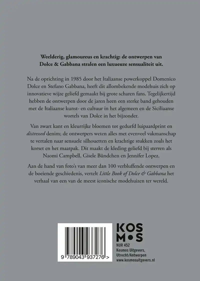 LITTLE BOOK OF DOLCE & GABBANA