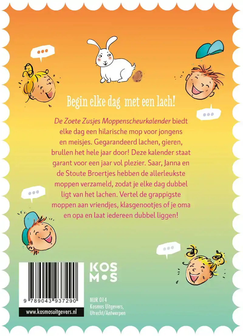 DE ZOETE ZUSJES MOPPENSCHEURKALENDER