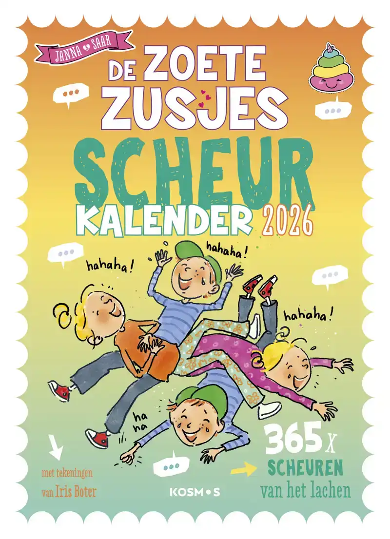 DE ZOETE ZUSJES MOPPENSCHEURKALENDER