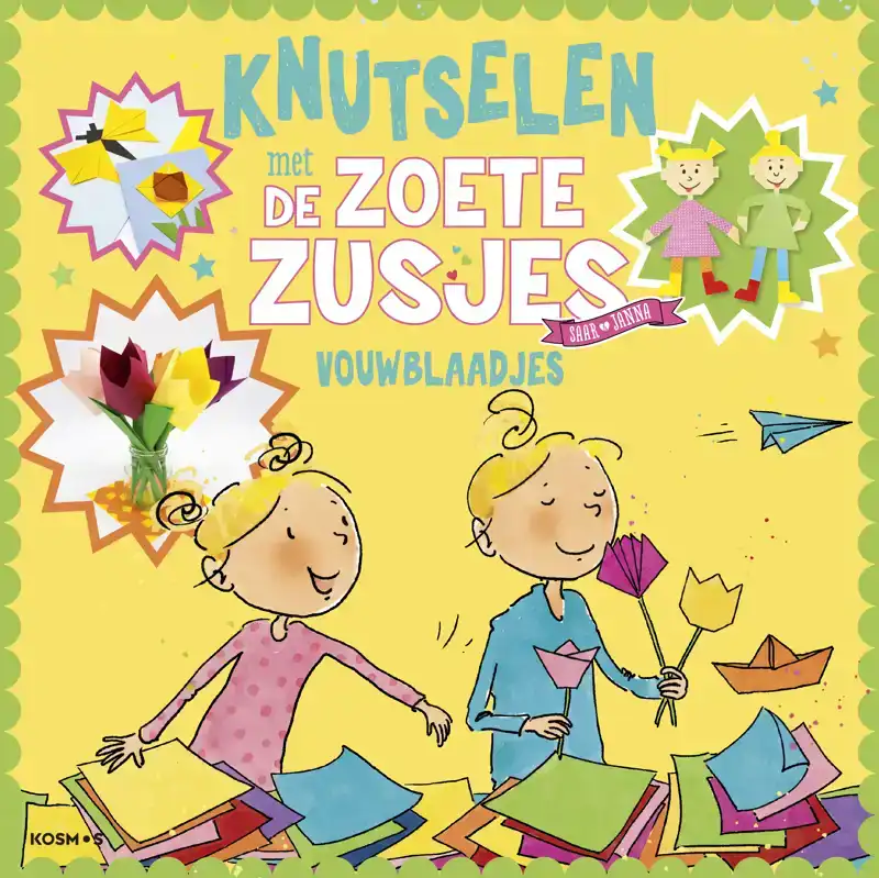 KNUTSELEN MET DE ZOETE ZUSJES - VOUWBLAADJES