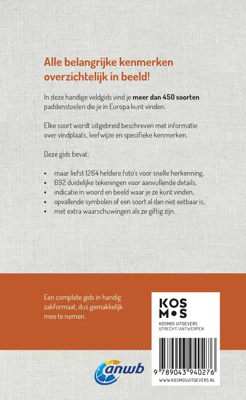 WELKE PADDENSTOEL IS DAT? ANWB PADDENSTOELENGIDS