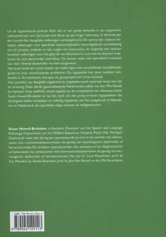 WERKBOEK VOOR AFASIE