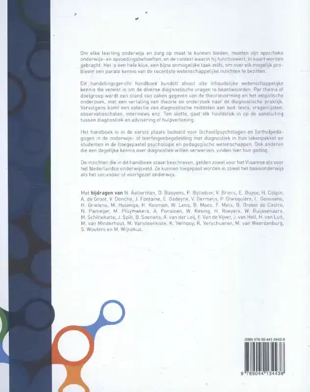 HANDBOEK DIAGNOSTIEK IN DE LEERLINGENBEGELEIDING