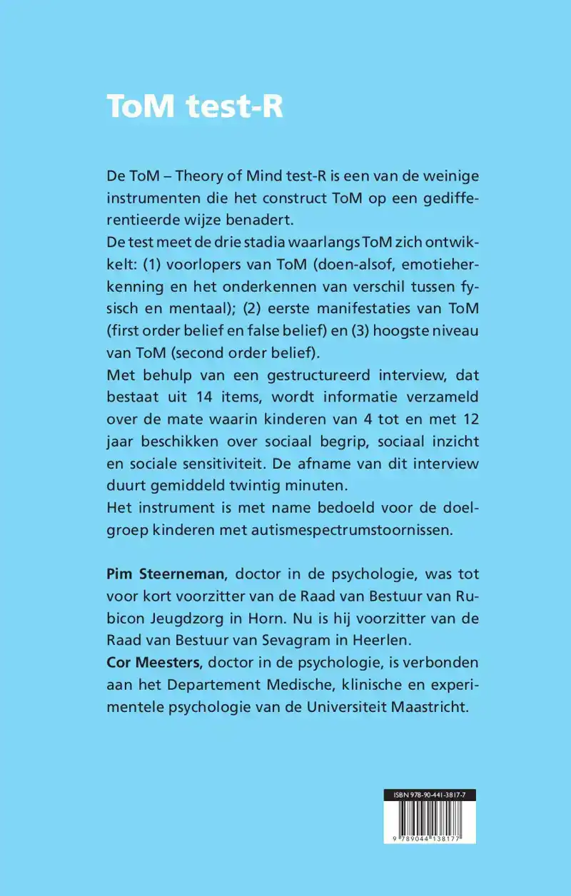 TOM TEST-R - SET: HANDLEIDING (MET DOWLOADCODE) + WERKBOEK/T