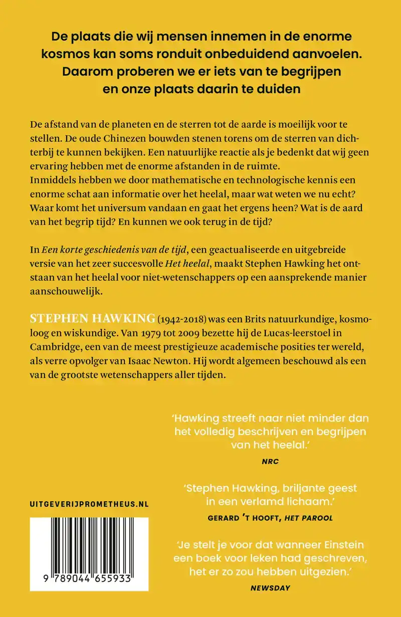 EEN KORTE GESCHIEDENIS VAN DE TIJD