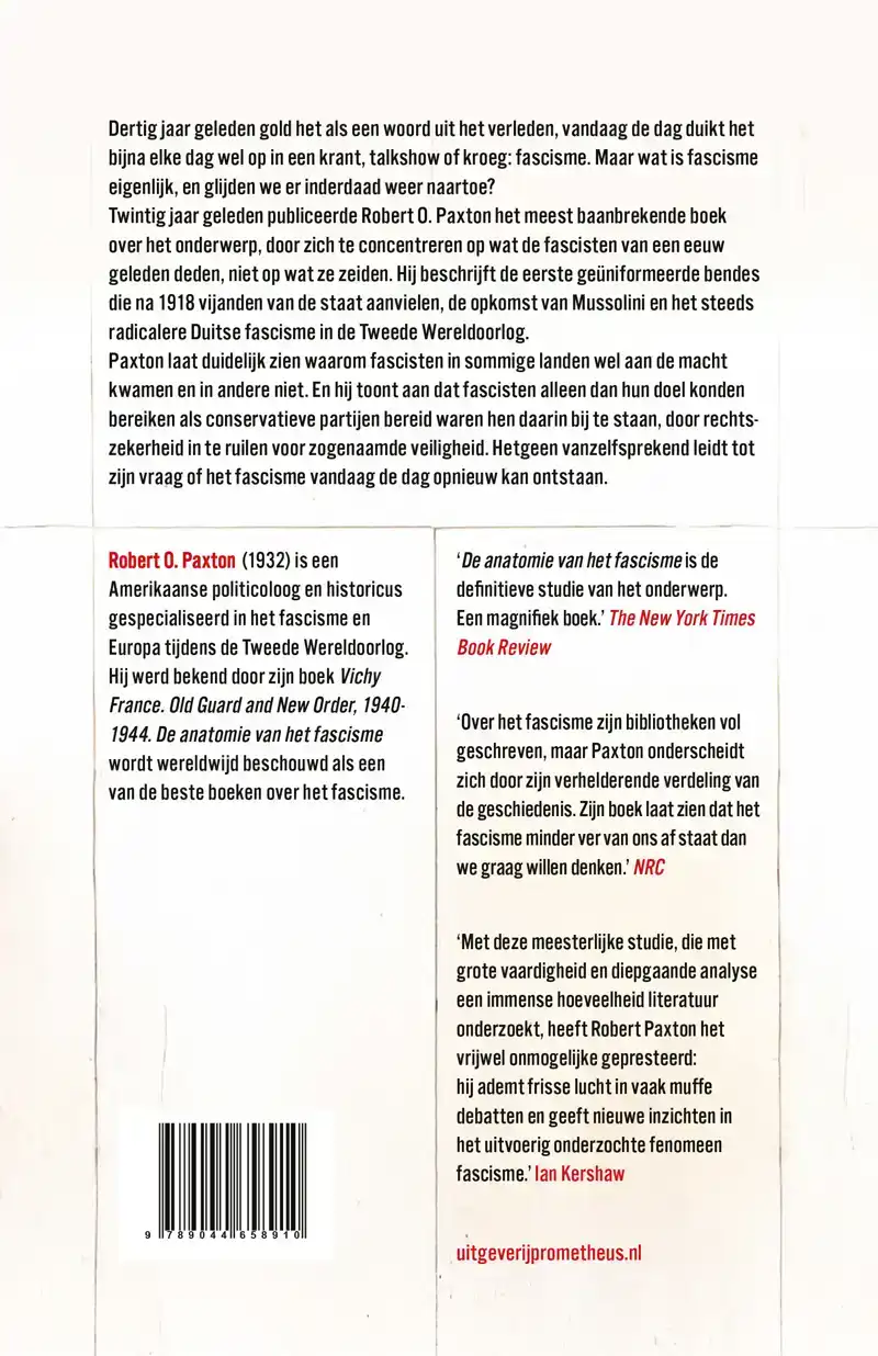 DE ANATOMIE VAN HET FASCISME