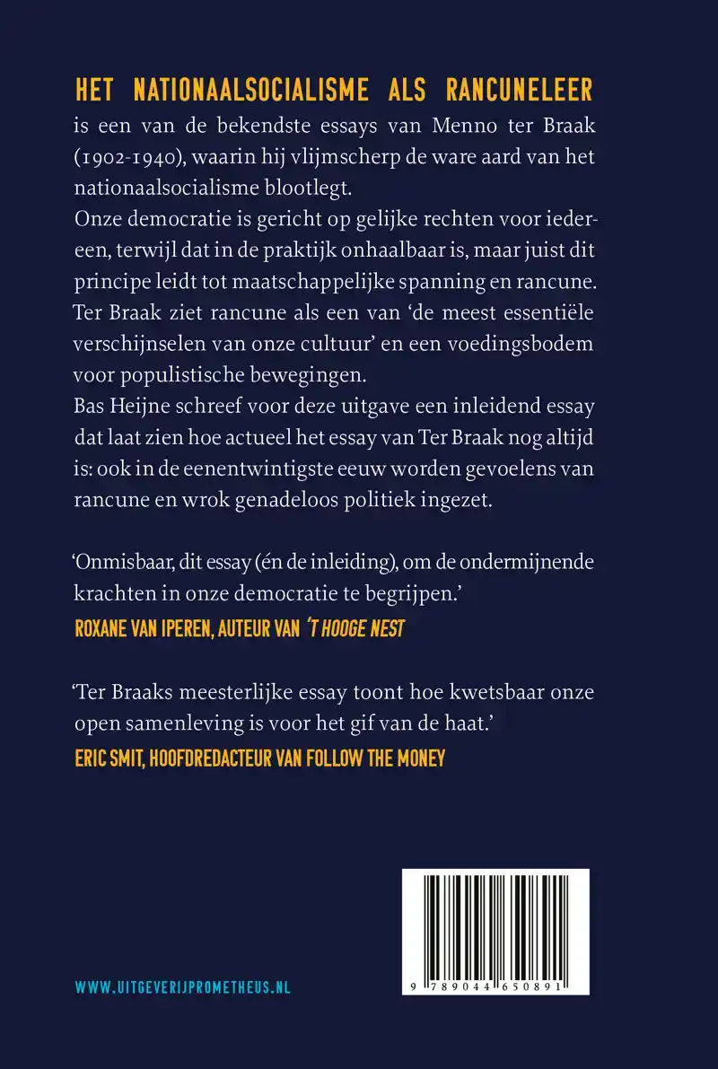 HET NATIONAALSOCIALISME ALS RANCUNELEER