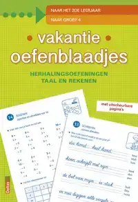 VAKANTIE OEFENBLAADJES "NAAR GROEP 4"