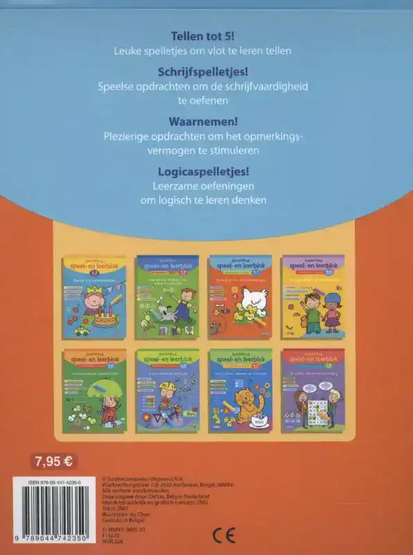 REUZELEUK SPEEL- EN LEERBLOK TEL- EN SCHRIJFOEFENINGEN (4-5