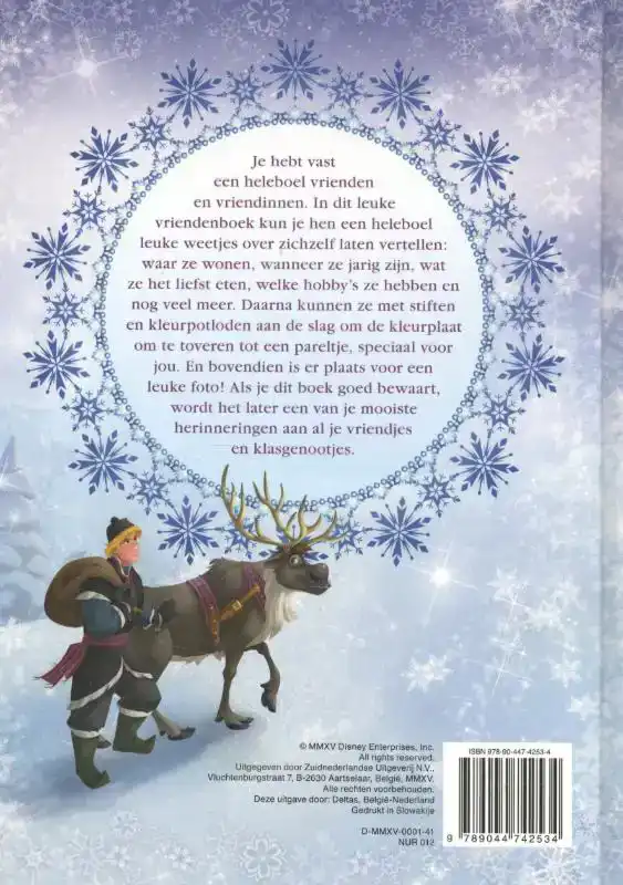 FROZEN VRIENDENBOEK FROZEN