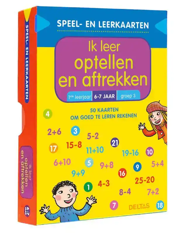 SPEEL- EN LEERKAARTEN - IK LEER OPTELLEN EN AFTREKKEN (6-7 J