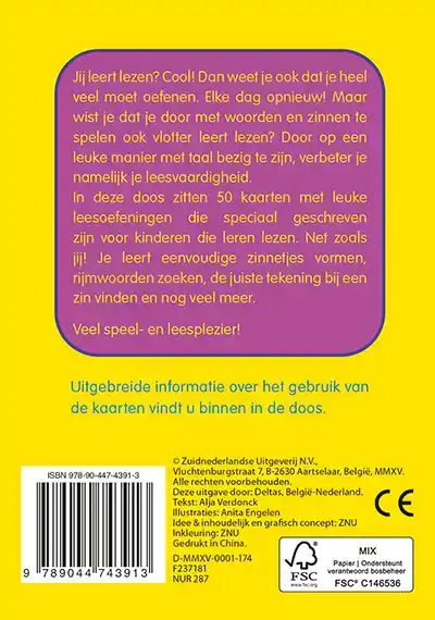 SPEEL- EN LEERKAARTEN - IK LEER LEZEN (6-7 J.)